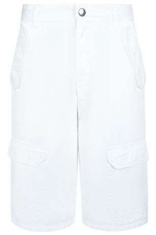 Dior Children Белые шорты с карманами