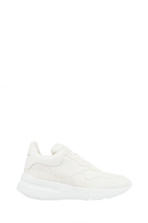 Alexander McQueen Белые кожаные кроссовки