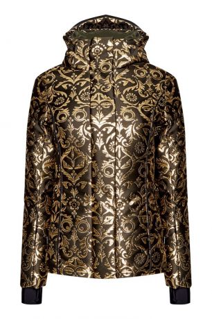 Fendi Куртка с золотистыми жаккардовыми узорами