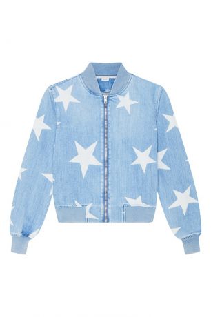 Stella McCartney Джинсовая куртка со звездами