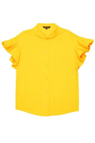 Tara Jarmon Желтая блузка из хлопка