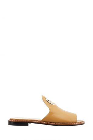 Fendi Кожаные сандалии с логотипом