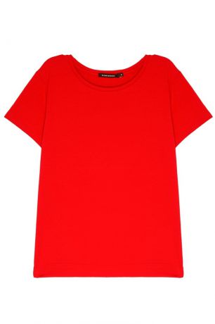 BLANK.MOSCOW Красная хлопковая футболка