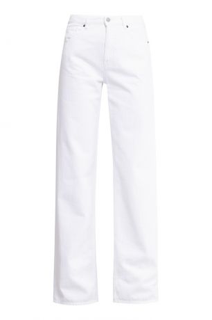 MM6 Maison Margiela Широкие белые джинсы