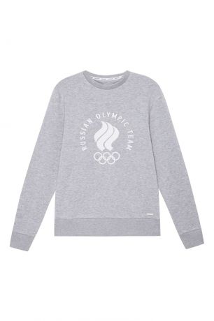 ZASPORT Серый свитшот с олимпийской символикой