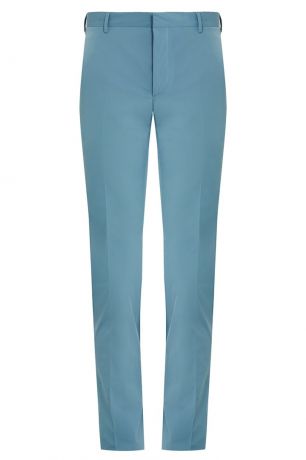 Prada Зауженные голубые брюки
