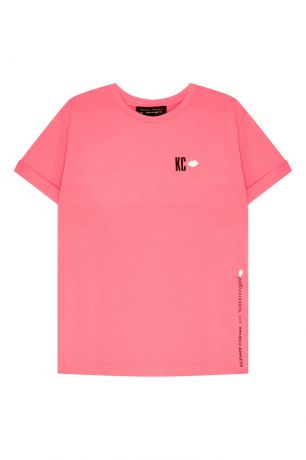 Terekhov Girl Розовая хлопковая футболка