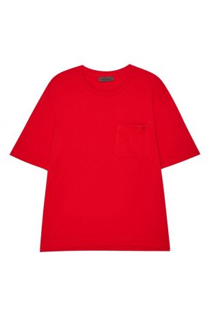 ZASPORT Красная хлопковая футболка