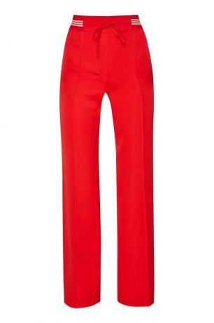 Valentino Красные брюки с эластичным поясом