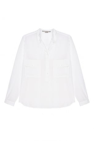 Stella McCartney Асимметричная блузка с карманами