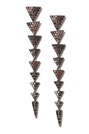 Dzhanelli Jewellery Серебряные серьги с фианитами