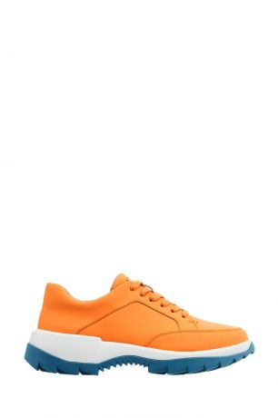 Camper Оранжевые кроссовки из кожи