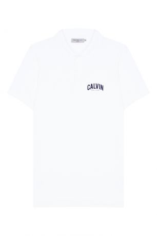 Calvin Klein Белое поло с логотипом