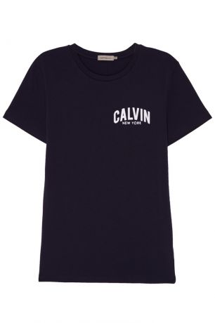 Calvin Klein Синяя футболка с логотипом