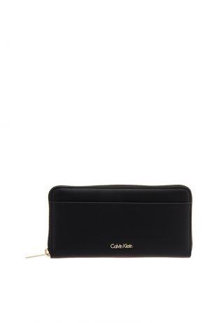 Calvin Klein Черный кожаный кошелек
