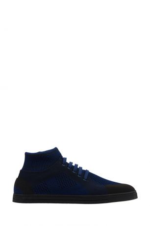 Fendi Синие кроссовки из джерси
