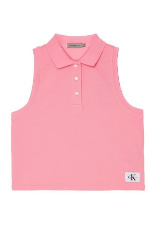 Calvin Klein Розовый хлопковый топ