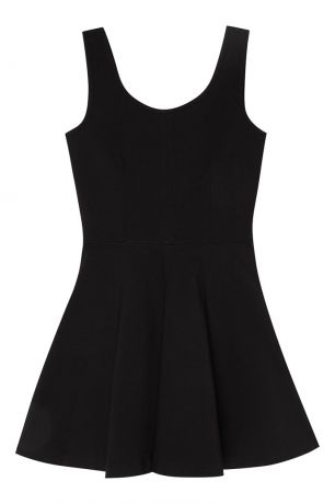Calvin Klein Черное расклешенное платье