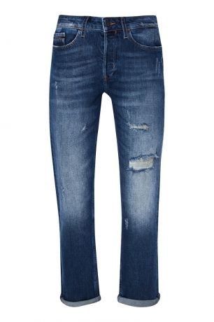 Calvin Klein Синие джинсы с прорезями