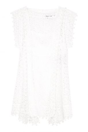 Isabel Marant Белое платье-мини из хлопка
