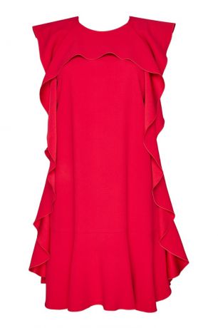 Red Valentino Платье с крупными воланами