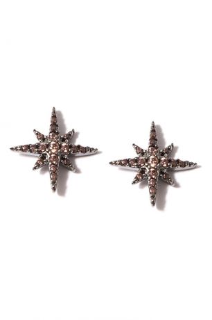Dzhanelli Jewellery Серьги-пусеты со звездами