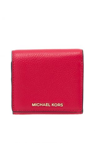 Michael Kors Ярко-розовый кожаный кошелек Money Pieces