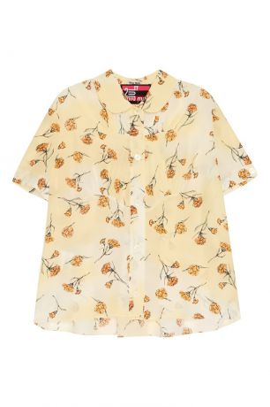 Miu Miu Шелковая блузка с гвоздиками