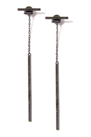 Dzhanelli Jewellery Серебряные серьги с геометрическим дизайном