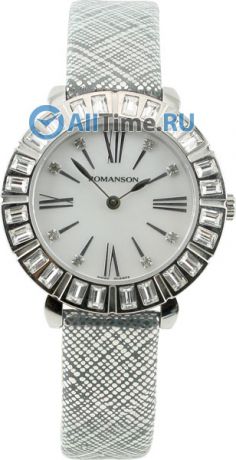 Женские часы Romanson RL1255TLW(WH)BK