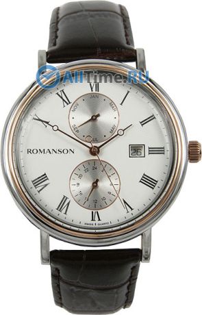 Мужские часы Romanson TL1276BMJ(WH)BN