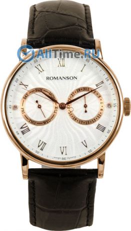 Мужские часы Romanson TL1275BMR(WH)BN