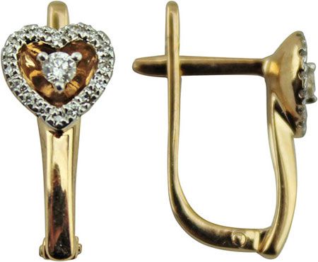 Серьги Vesna jewelry 2552-151-00-00