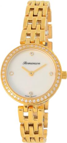 Женские часы Romanson RM7A07QLG(WH)