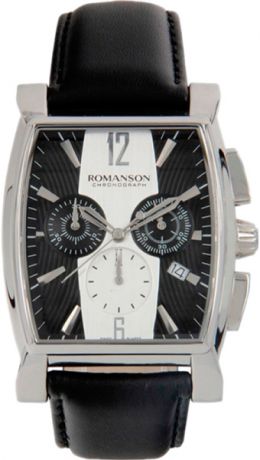 Мужские часы Romanson TL1249HMW(BK)BK