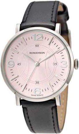 Женские часы Romanson RL4217LW(PINK)BK