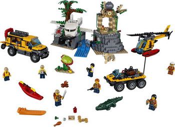 Конструктор Lego CITY База исследователей джунглей 60161