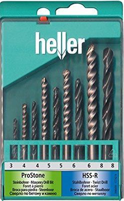 Набор комбинированный универсальный Heller TD 17742 HSS по металлу
