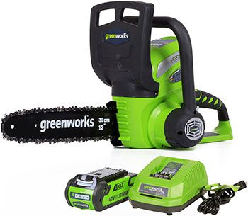 Цепная пила Greenworks 40 V G-max G 40 CS 30 с аккумулятором 2Ah и зарядныйм устройством 20117 UA