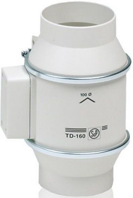 Канальный вентилятор Soler amp Palau Silent TD-160/100 N (белый) 03-0101-203