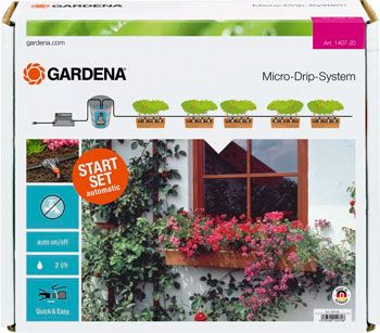 Набор для полива Gardena Система микрокапельного полива горшечных растений 01407-20