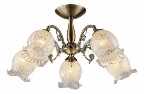 Люстра на штанге IDLamp Ernest 288/5PF-Oldbronze