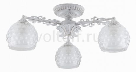 Люстра на штанге IDLamp Bella 285/3PF-Whitepatina