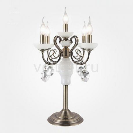 Настольная лампа декоративная Eurosvet 60055/5 античная бронза