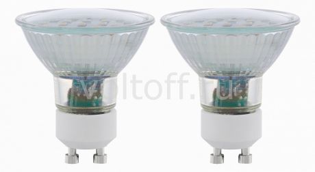 Комплект из 2 ламп светодиодных Eglo SMD GU10 56Вт 4000K 11539