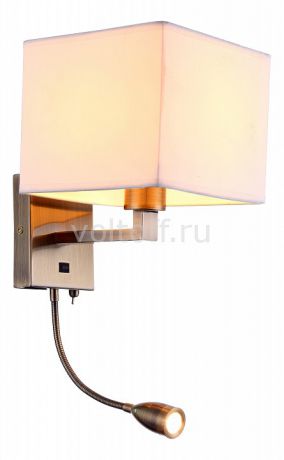 Бра с подсветкой Arte Lamp Hall A9249AP-2AB