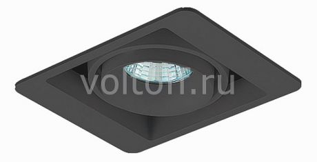 Встраиваемый светильник Donolux DL18615/01WW-SQ Shiny black/Black