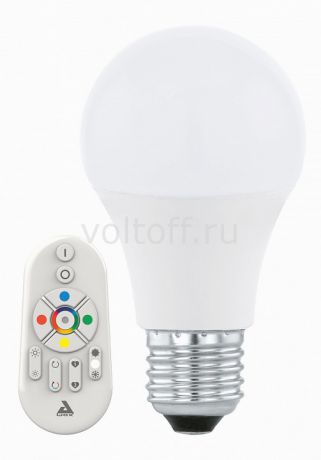 Лампа светодиодная Eglo Eglo connect E27 RGB, 2700 - 6500K 220-240В 9Вт 11585