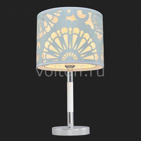 Настольная лампа декоративная Максисвет 6501 5-6501-1-CR+WH E27