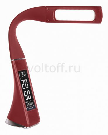 Настольная лампа офисная Eurosvet Elara бордовый (TL90220) 6W